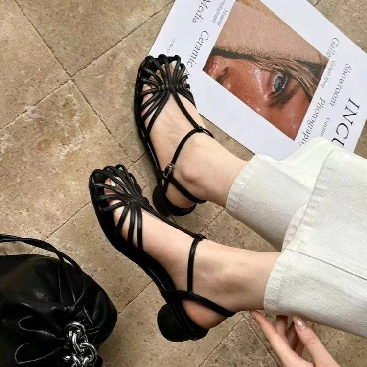 Vintage Fashion Style - French-style Vintage Woven Toe Sandals 2026