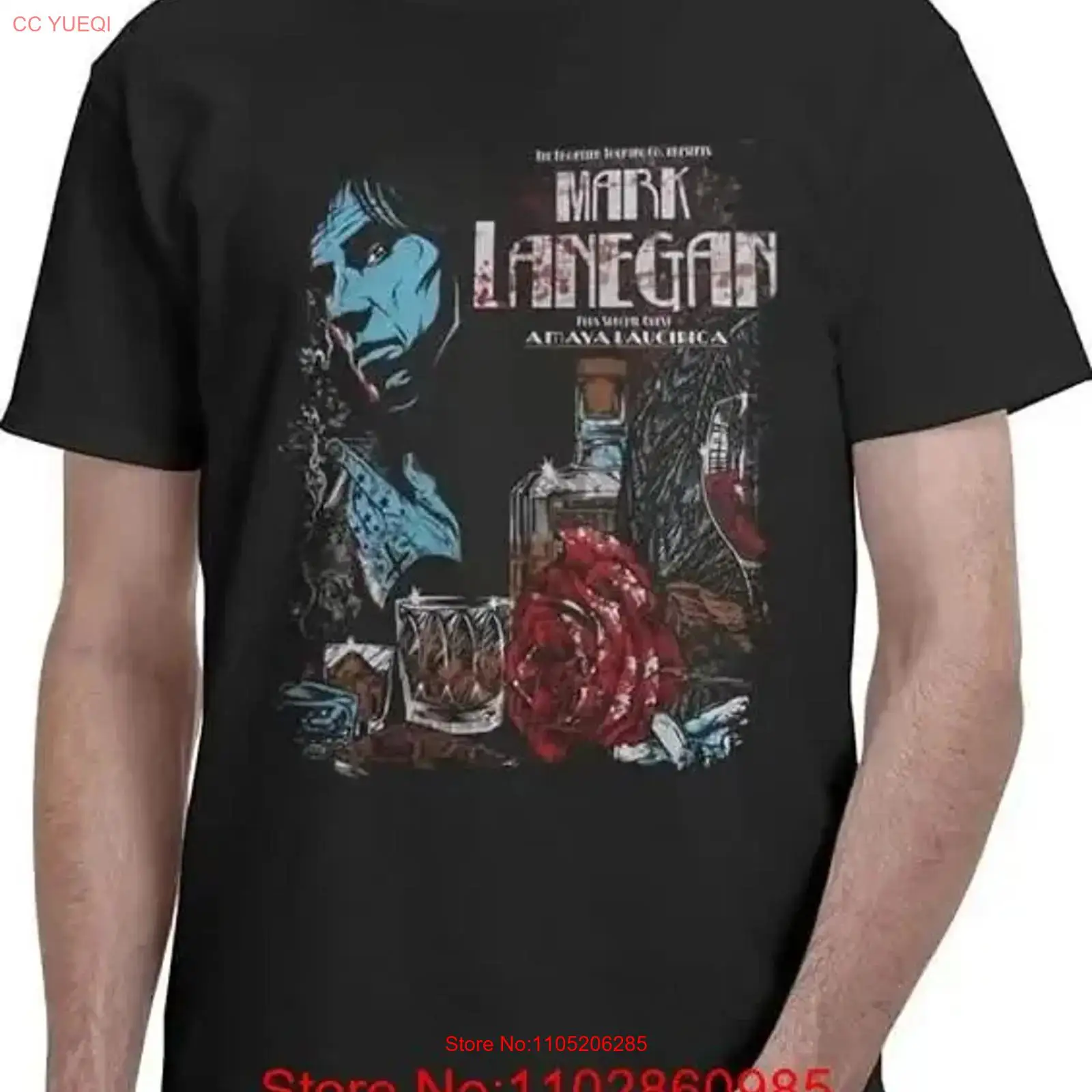 Vintage Fashion Wear - Mark Lanegan T Shirt Heavy Cotton