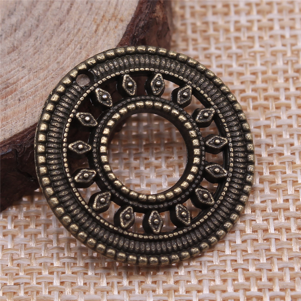 Vintage Fashion Words - 10pcs 26x26mm(1.02x1.02inch) 2 Colors Antique Bronze