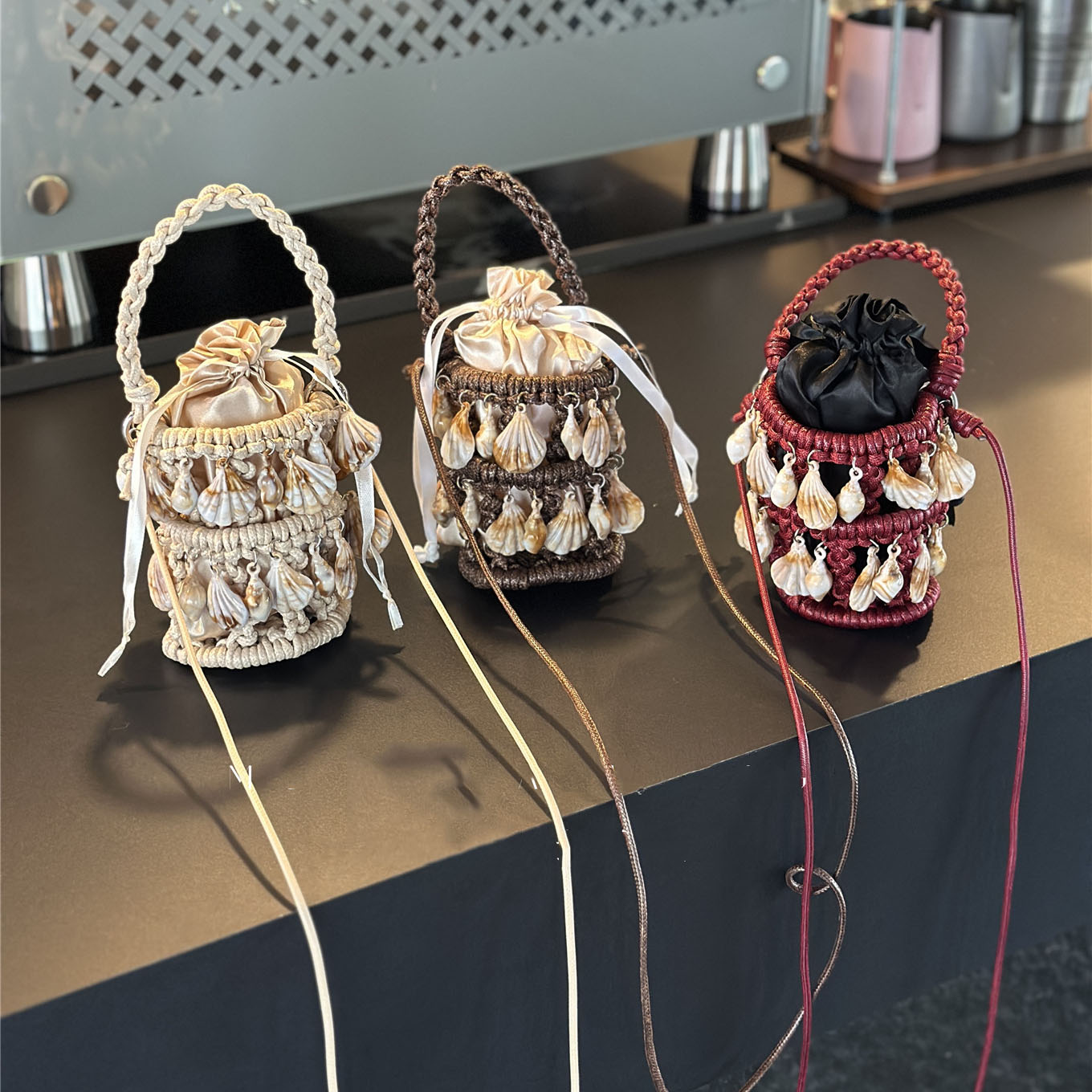 French Vintage Fashion - Spring Summer New Shell Tassel Mini