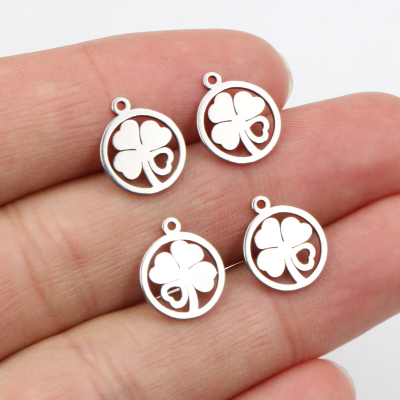 Vintage Fashion Words - 30pcs 12x10mm Charms 316 Stainless Steel