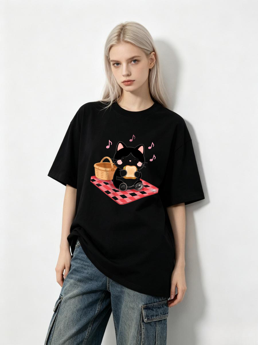 Retro Vintage Korean Fashion - T-Shirt Woman Retro Vintage 90S Y2K