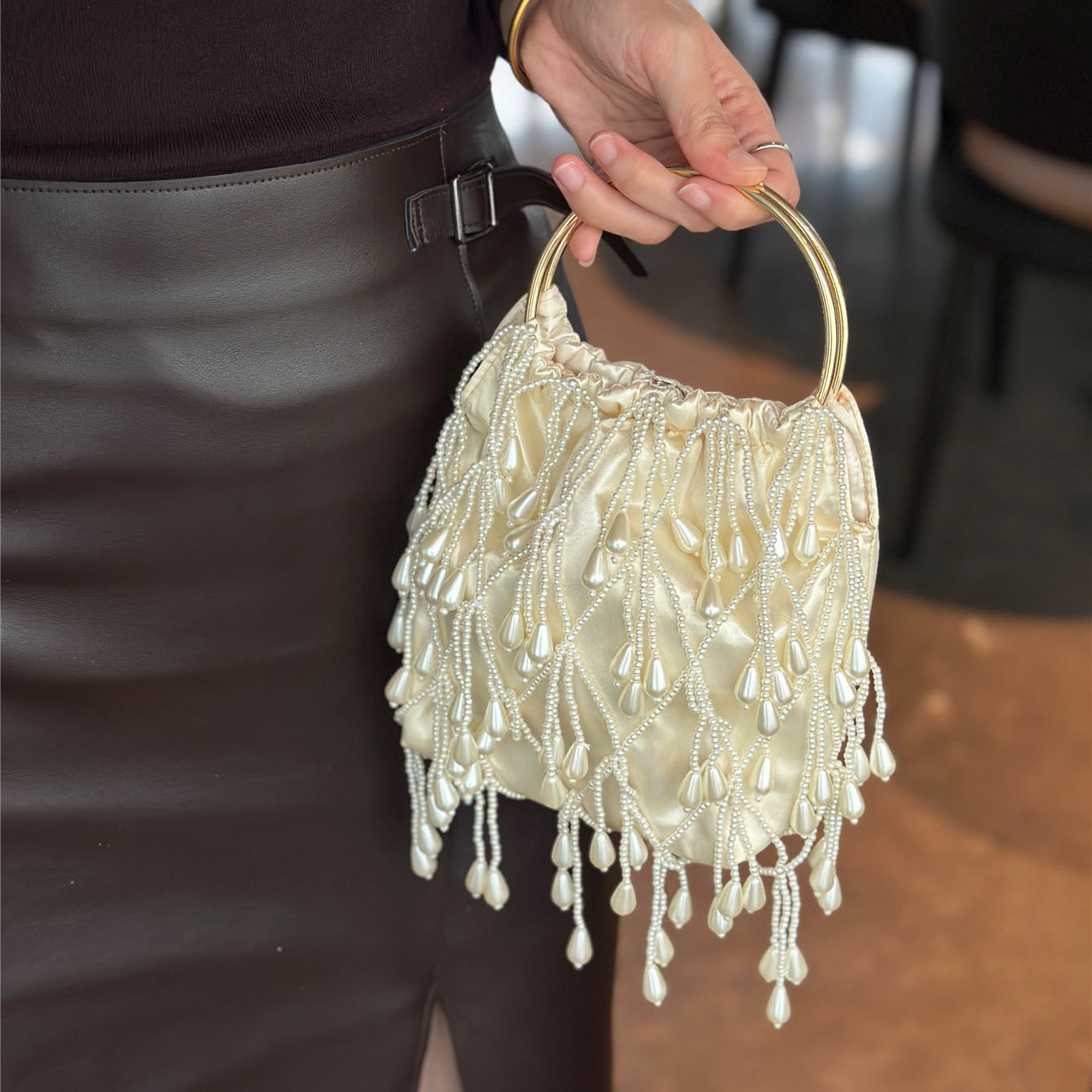 French Vintage Fashion - Handmade Beaded Women's Handbags French Elegant