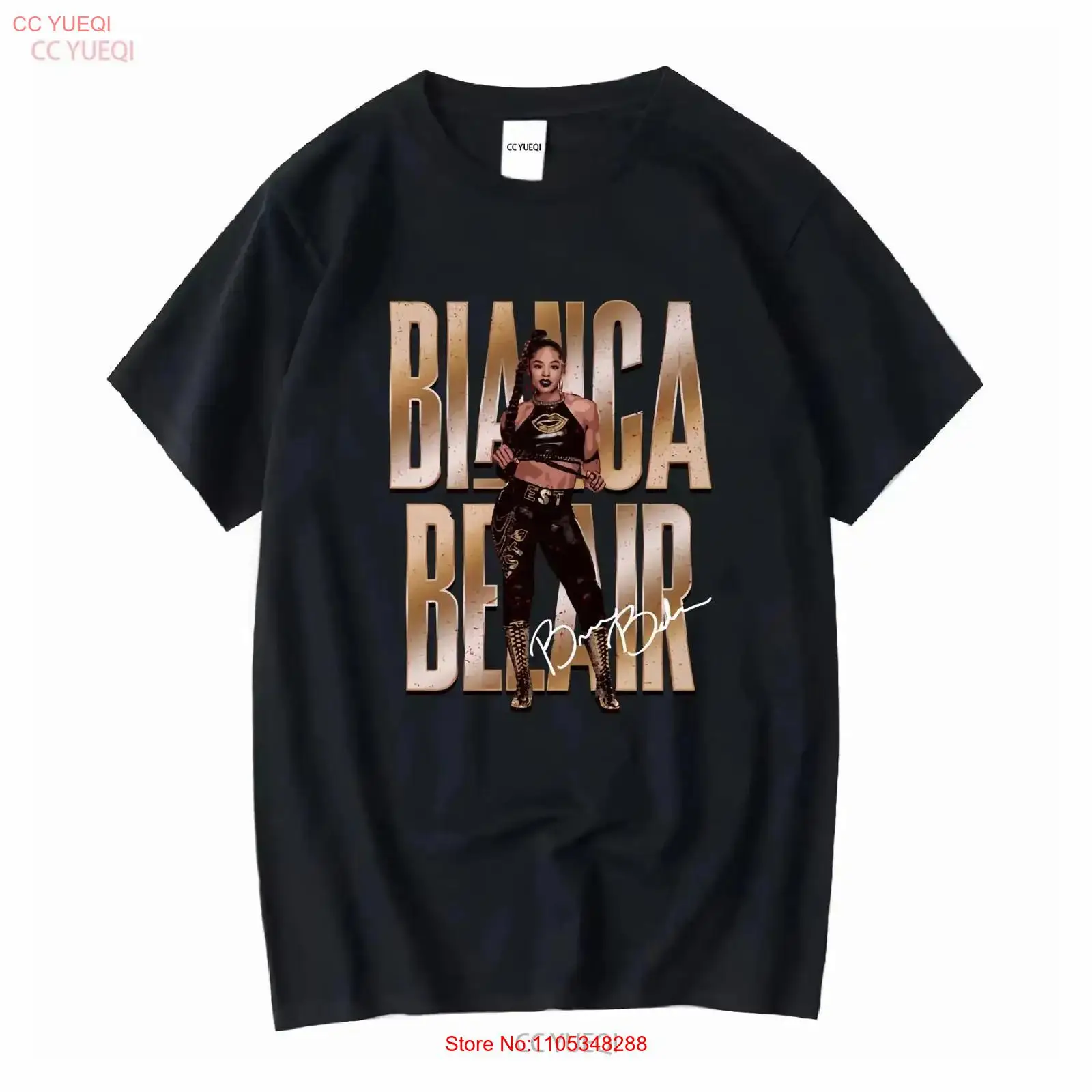 Vintage Fashion Wear - Bianca Belair Signature Pose T shirt