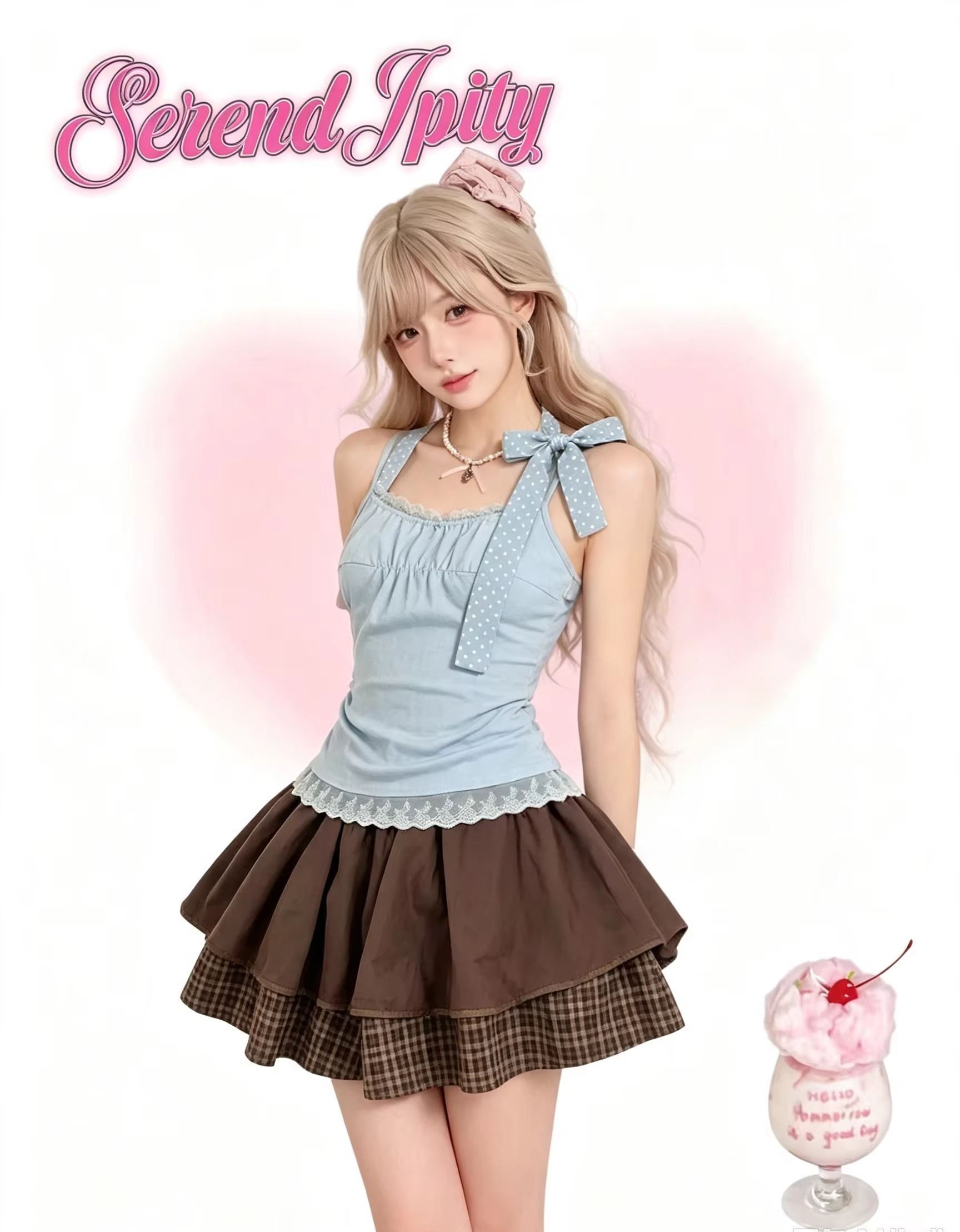 Vintage Fashion Outfit - Japanese Harajuku Y2K Vintage Sweet Lolita