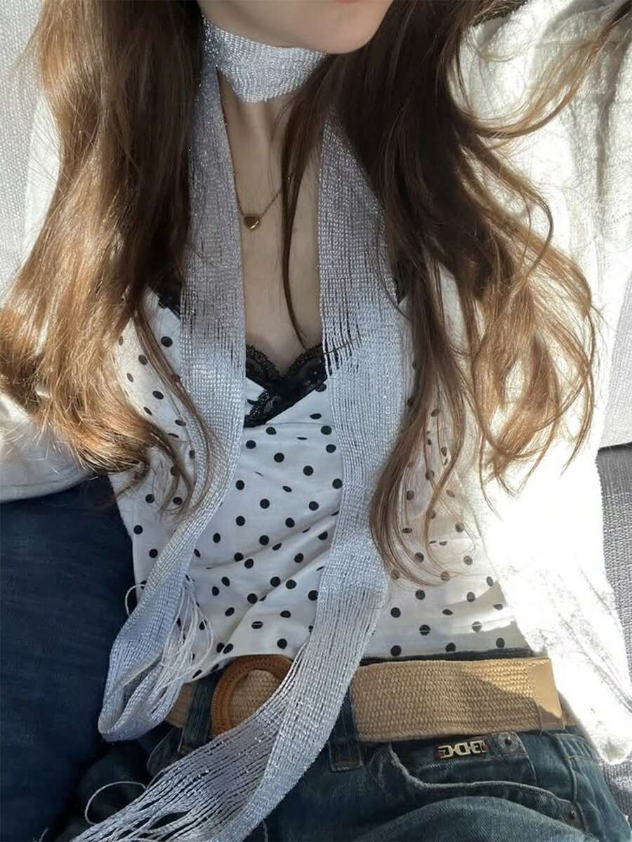 Vintage Fashion Outfit - 1pc Vintage Unique Multi-Season Versatile Ribbon