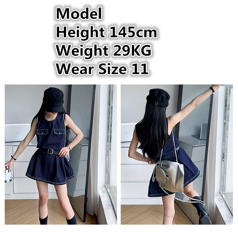 Stylish Kids Fashion Denim Bod - Vintage Fashion Outfit ulasan dan harga