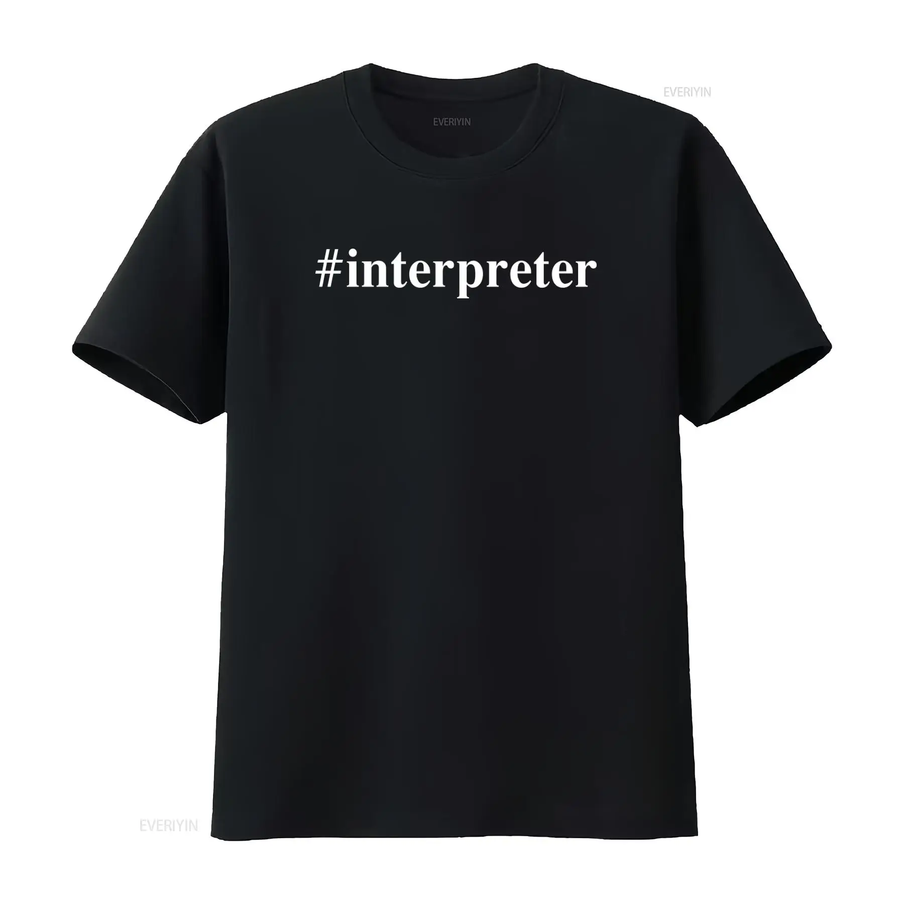 Interpreter T Shirt for Lingui - Vintage Fashion Hashtags ulasan dan harga