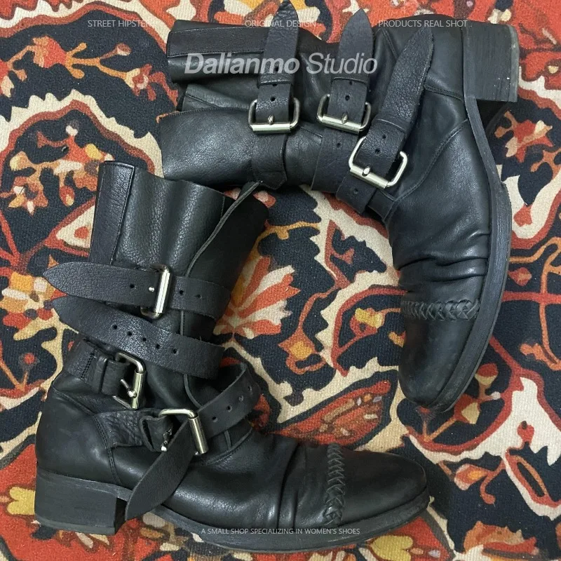 Fashion Men's Genuine Leather  - Vintage Fashion Style ulasan dan harga