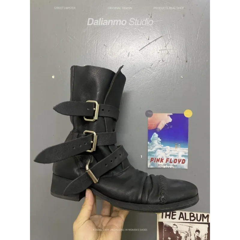 Fashion Men's Genuine Leather  - Vintage Fashion Style ulasan dan harga