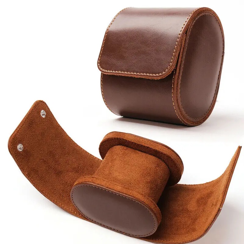 Single Watch Roll Travel Case  - Vintage Fashion Tags ulasan dan harga