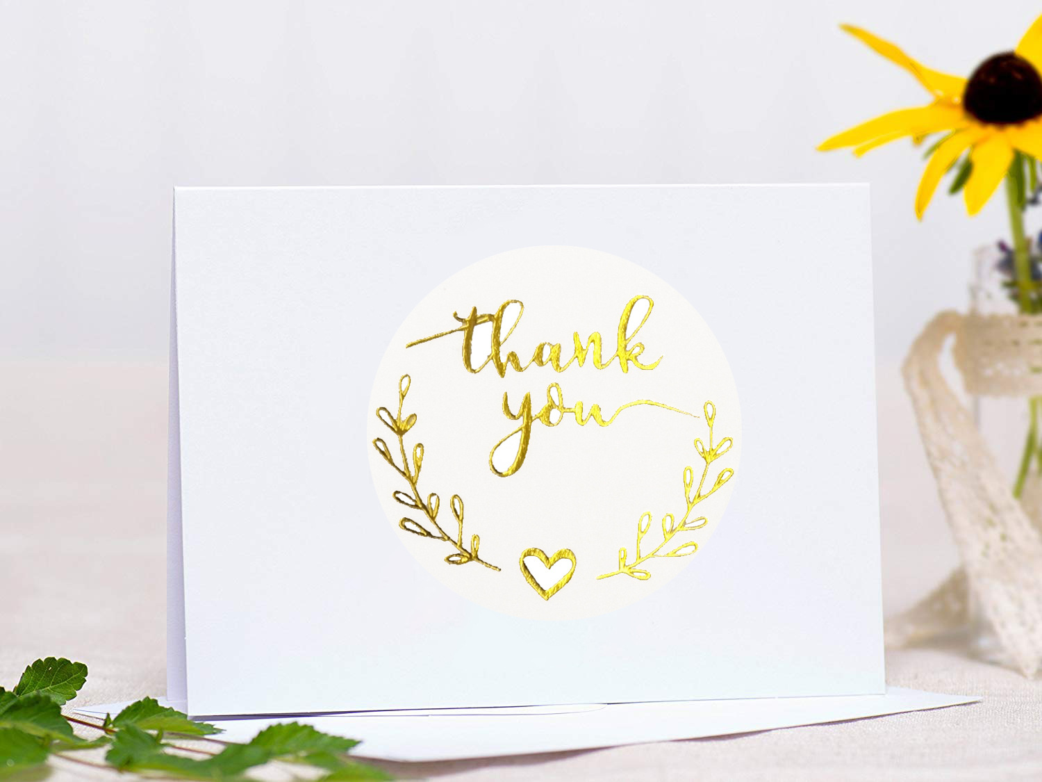100-500pcs Gold Thank You Stic - Vintage Fashion Magazines ulasan dan harga
