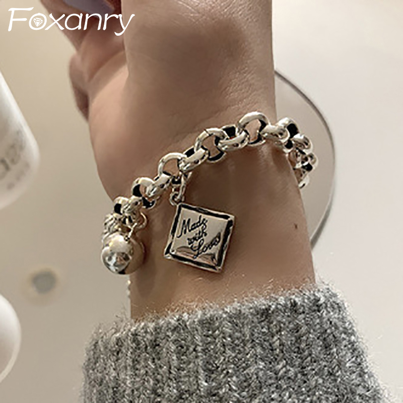 FOXANRY English Letter Tag Pun - Vintage Fashion Tags ulasan dan harga