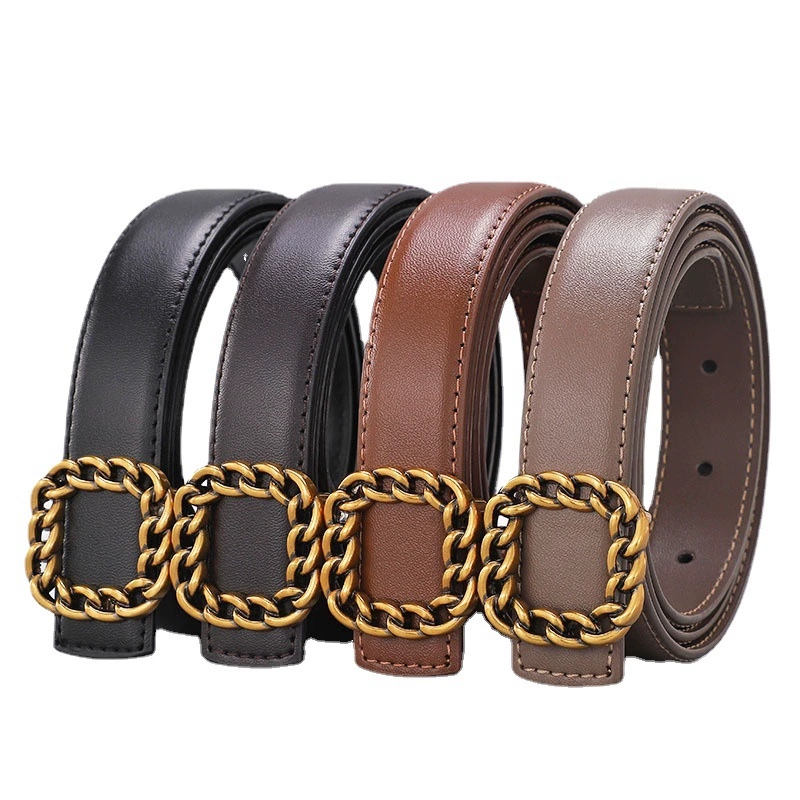 Ladies' Vintage Square Buckle  - Vintage Fashion Looks ulasan dan harga
