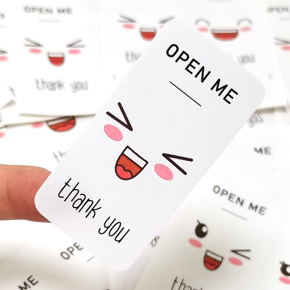 40-100pcs Cute OPEN ME STICKER - Vintage Fashion Magazines ulasan dan harga