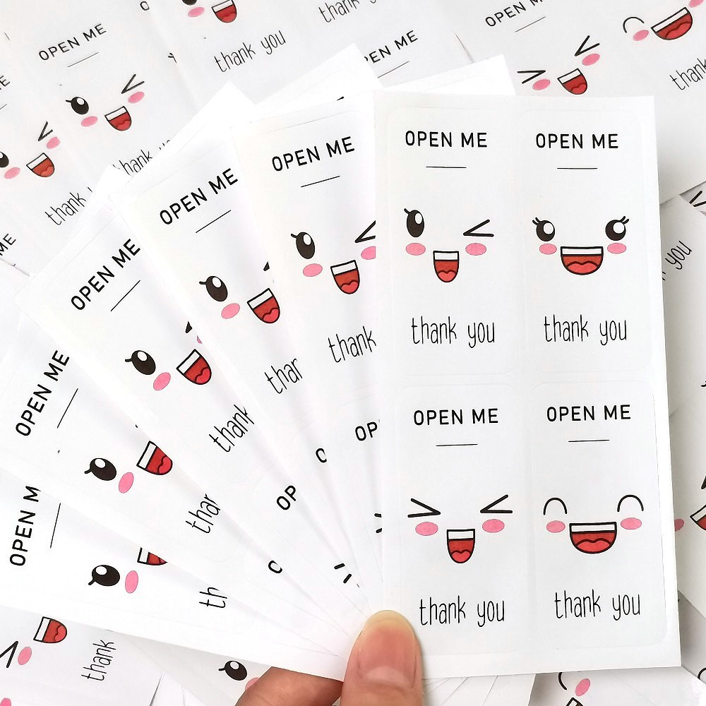 40-100pcs Cute OPEN ME STICKER - Vintage Fashion Magazines ulasan dan harga