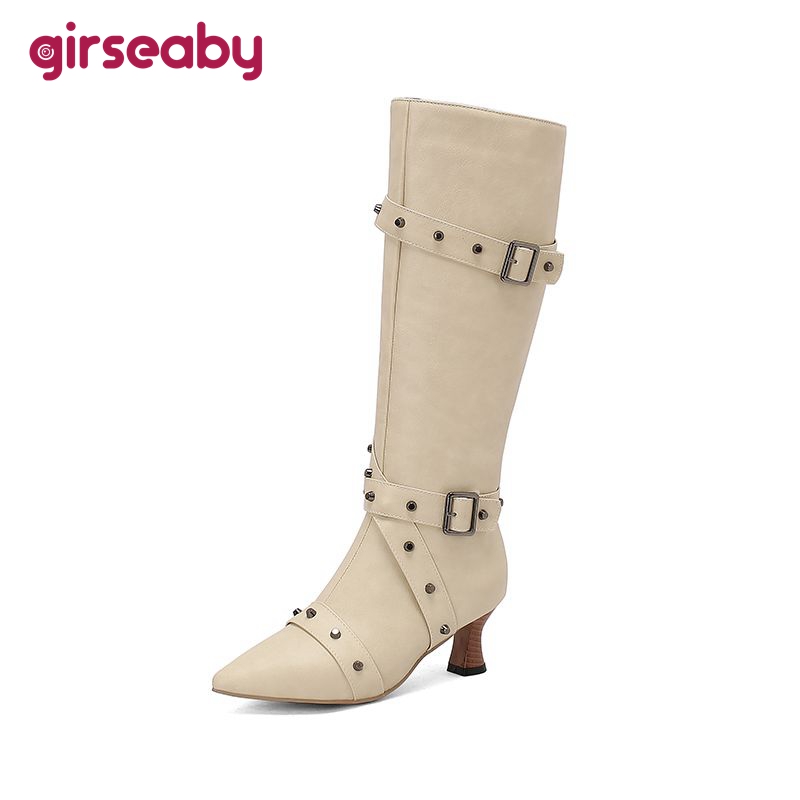 Girseaby Ladies Knee Length Bo - Vintage Fashion Style ulasan dan harga