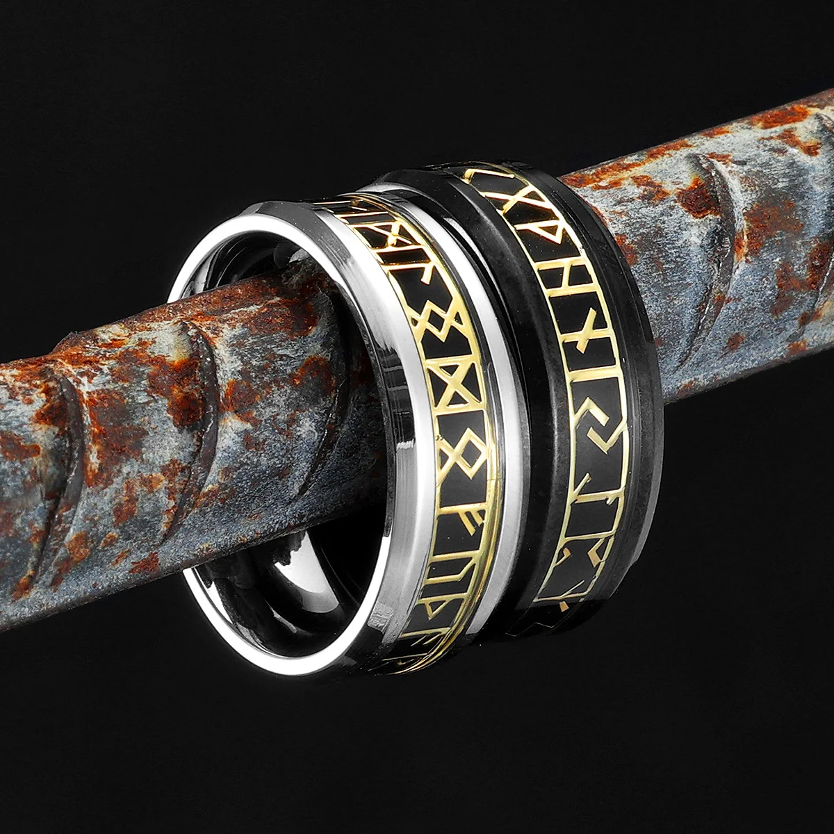 Viking Elder Futhark Rune Band - Vintage Fashion Newtown ulasan dan harga