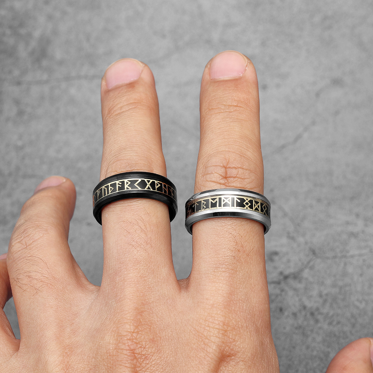 Viking Elder Futhark Rune Band - Vintage Fashion Newtown ulasan dan harga