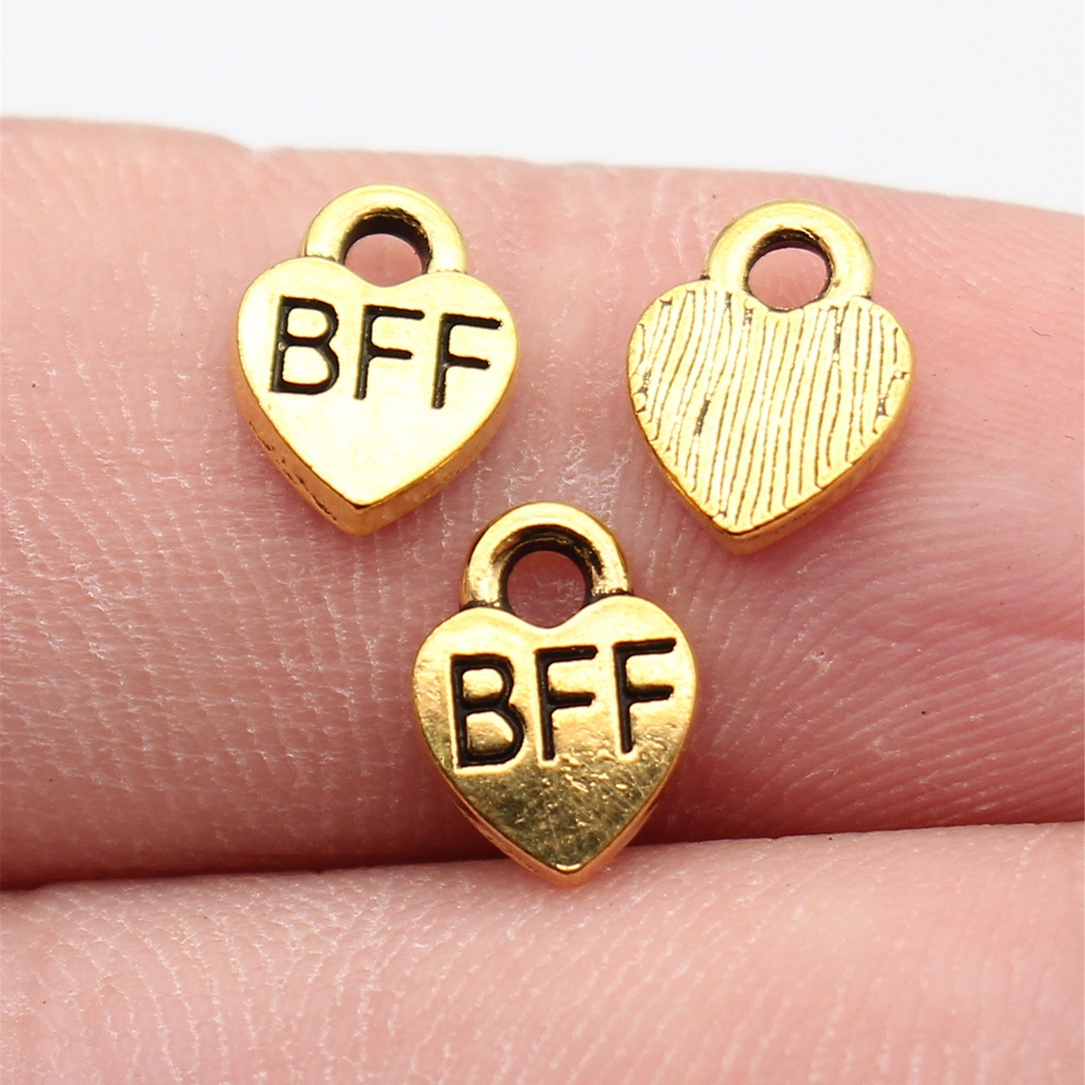 40pcs 9.3x7mm Antique Gold Col - Vintage Fashion Words ulasan dan harga