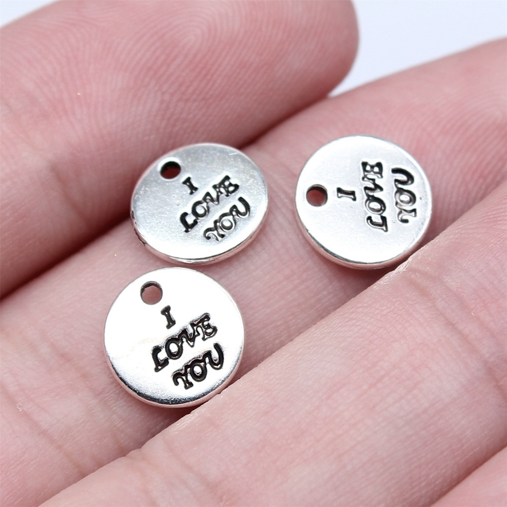 80pcs 10x10mm(0.39x0.39inch) A - Vintage Fashion Tags ulasan dan harga