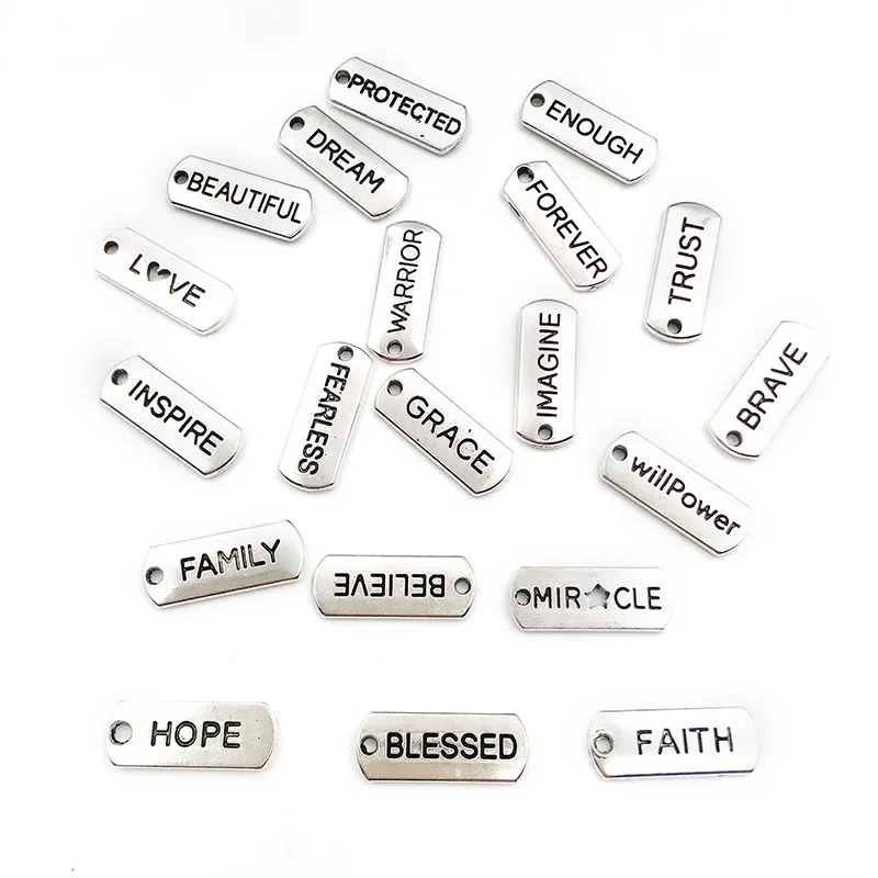 20PCS Mix Vintage Alloy Tags I - Vintage Fashion Tags ulasan dan harga