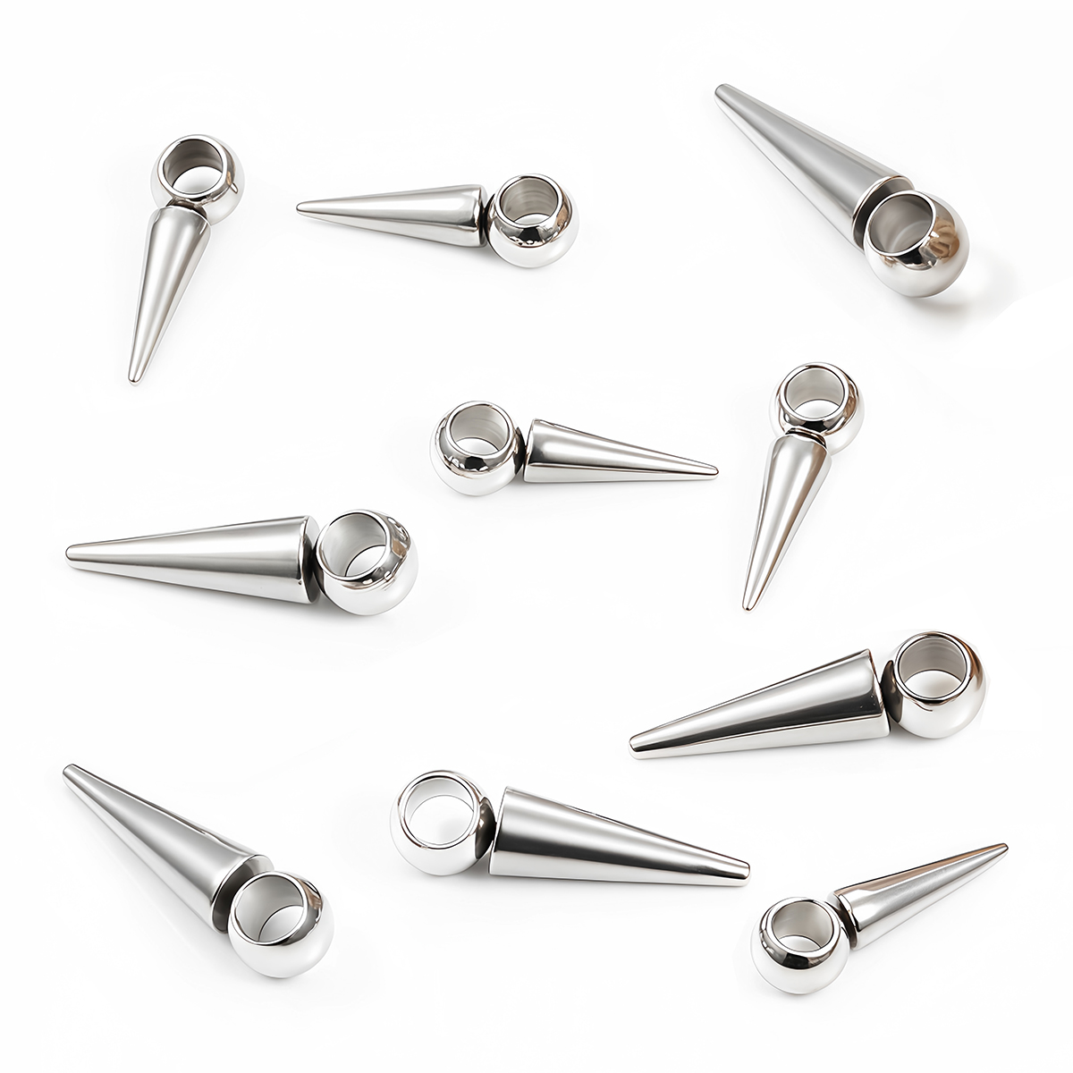 10pcs Retro Cone Charms Pendan - Vintage Fashion Earrings ulasan dan harga