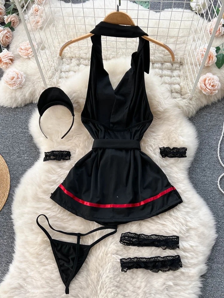 Erotic Fashion Sexy Halter Lin - Vintage Fashion Style ulasan dan harga