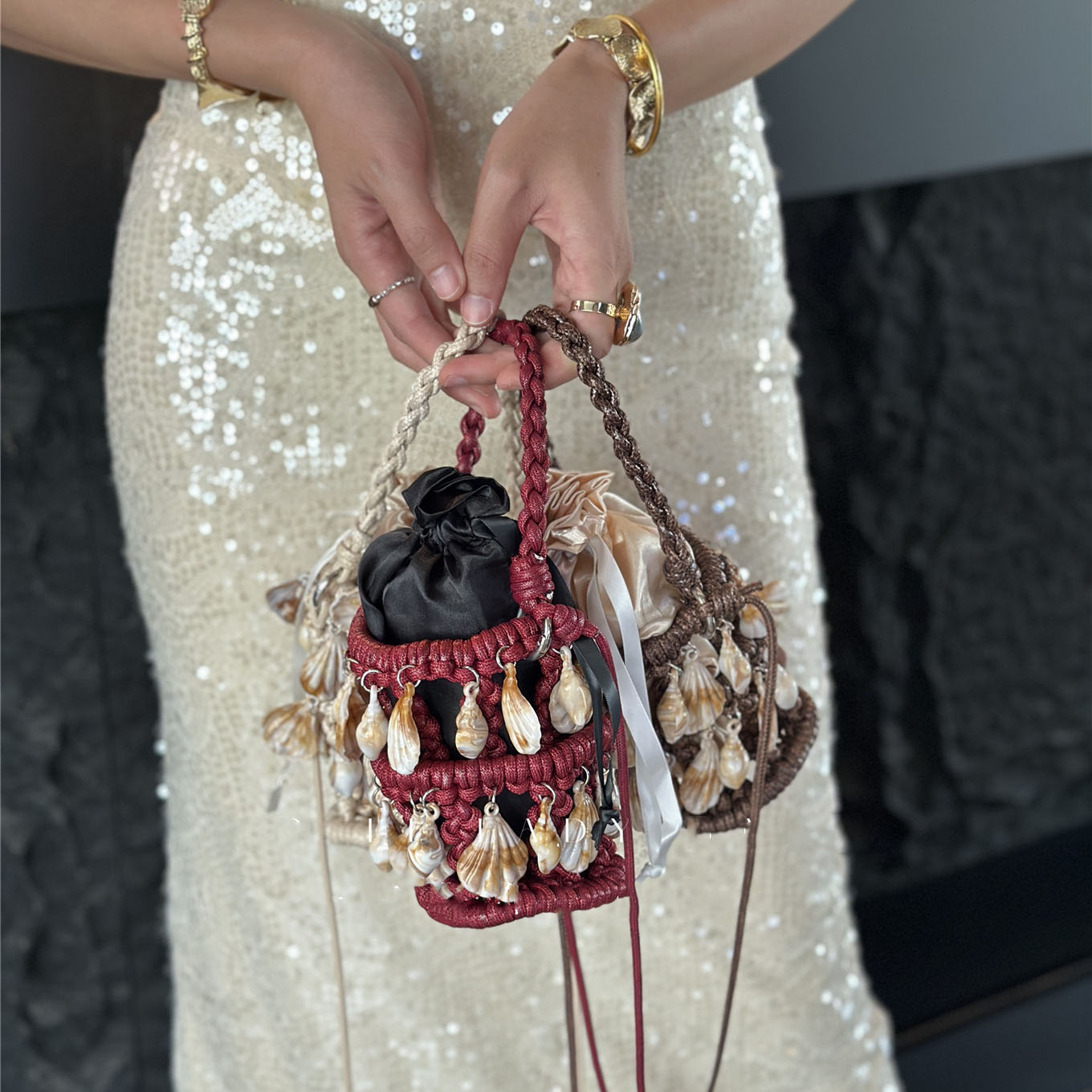 Spring Summer New Shell Tassel - French Vintage Fashion ulasan dan harga