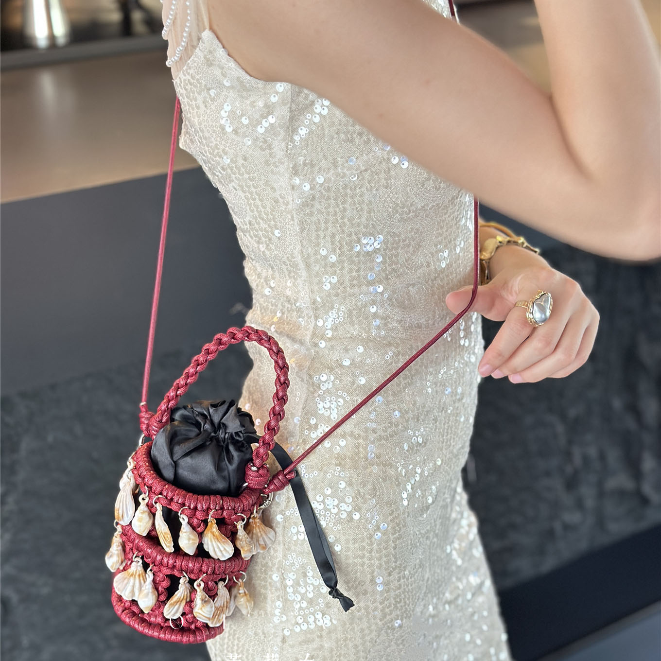 Spring Summer New Shell Tassel - French Vintage Fashion ulasan dan harga