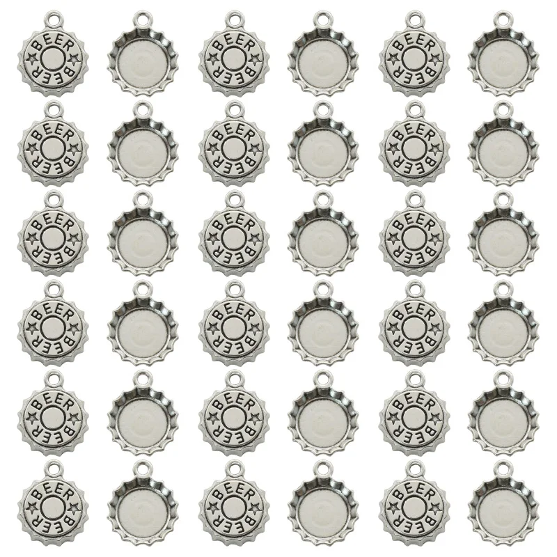 15PCS Antique Silver Plated Be - Vintage Fashion Earrings ulasan dan harga