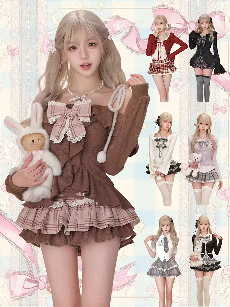 Gothic Y2k Vintage Preppy Styl - Vintage Fashion Outfit ulasan dan harga