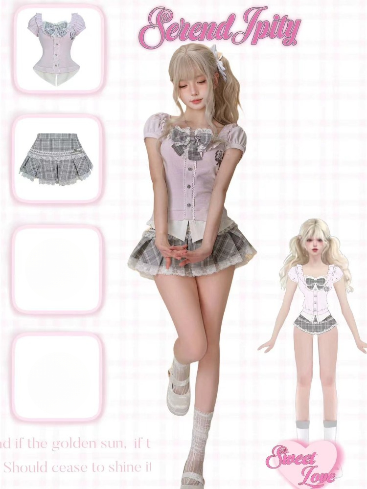 Gothic Y2k Vintage Preppy Styl - Vintage Fashion Outfit ulasan dan harga