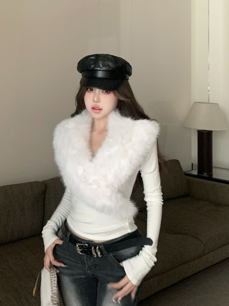 American Vintage Hot Girl High - Retro Vintage Korean Fashion ulasan dan harga