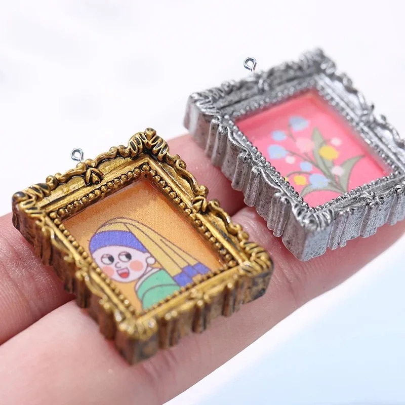 10Pcs Flatback Cabochon Vintag - Vintage Fashion Earrings ulasan dan harga
