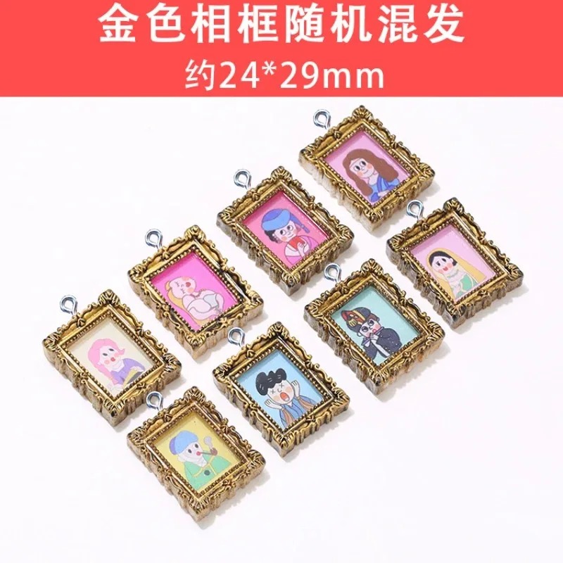 10Pcs Flatback Cabochon Vintag - Vintage Fashion Earrings ulasan dan harga