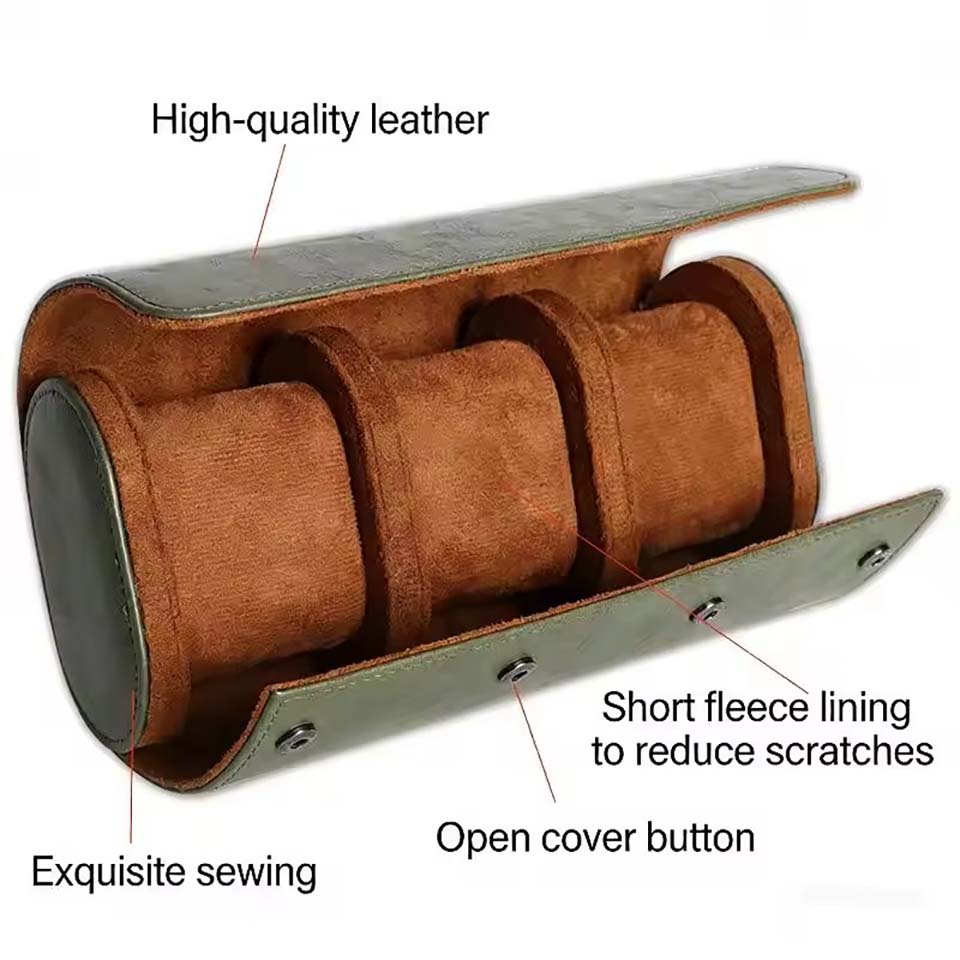 Watch Roll Travel Case 1/2/3-S - Vintage Fashion Tags ulasan dan harga