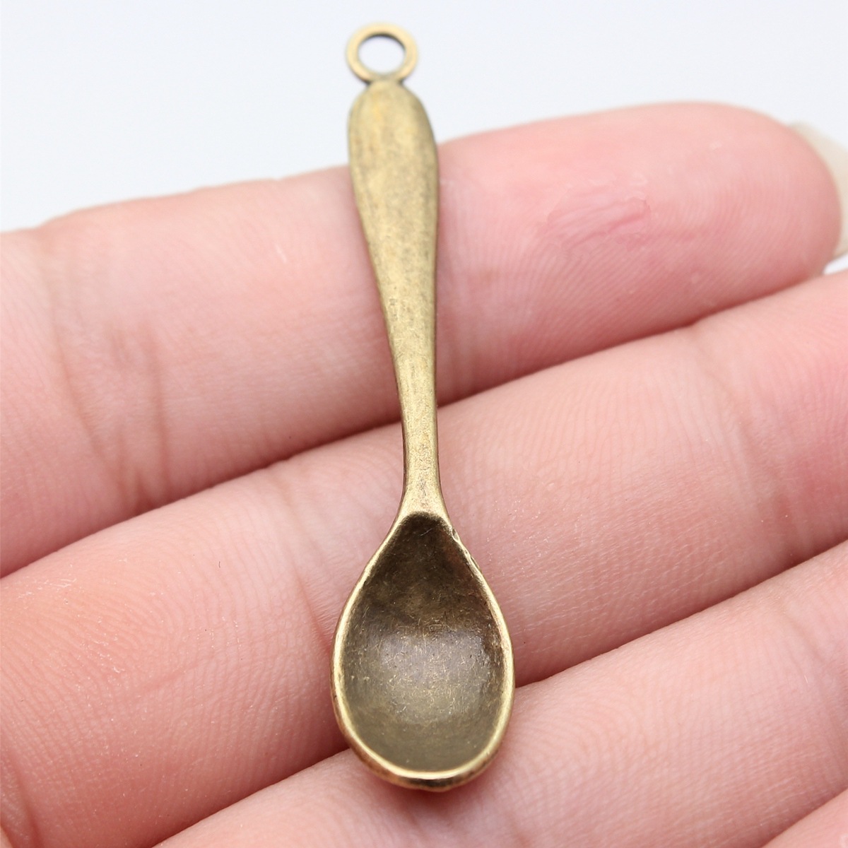 10pcs 54x11mm 5 Colors Spoon C - Vintage Fashion Words ulasan dan harga