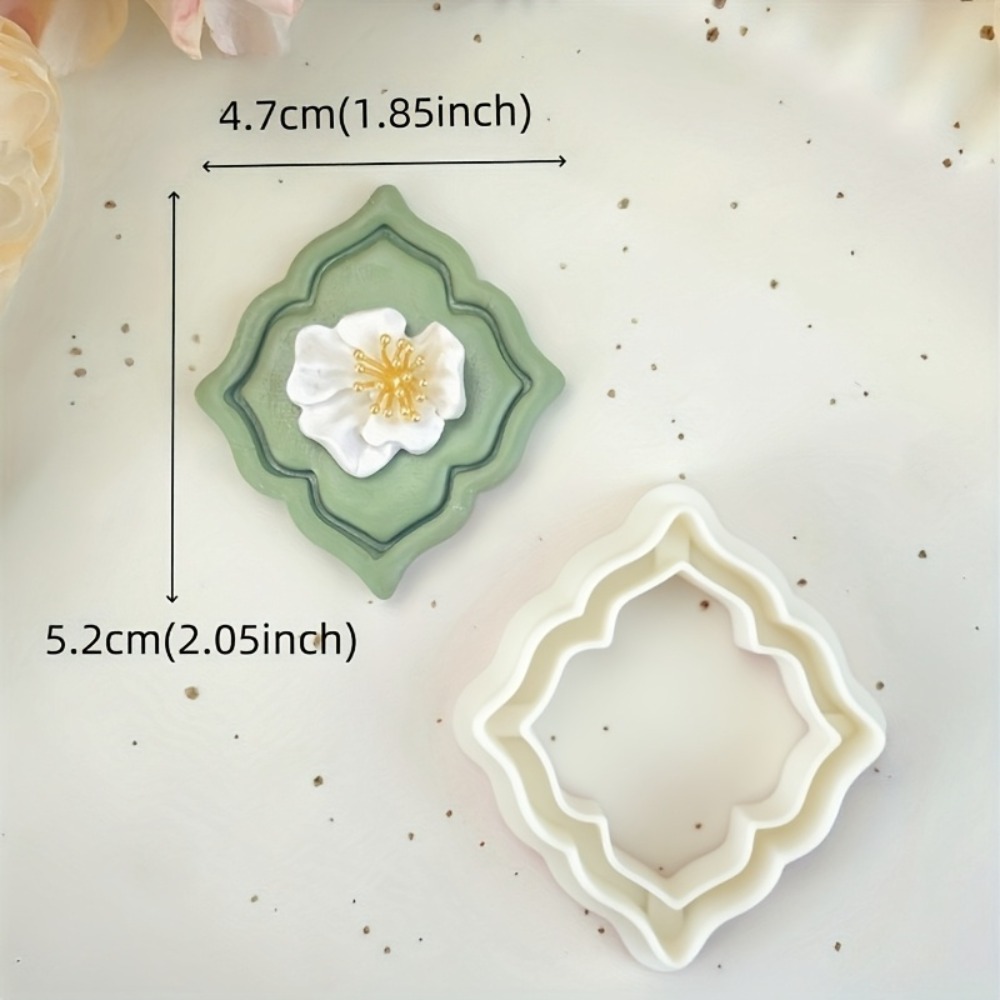 6pcs Vintage  Frame Shape Poly - Vintage Fashion Earrings ulasan dan harga