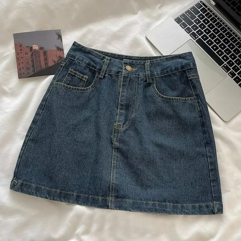 Y2K Denim Skirt Set: Vintage J - Vintage Fashion Style ulasan dan harga