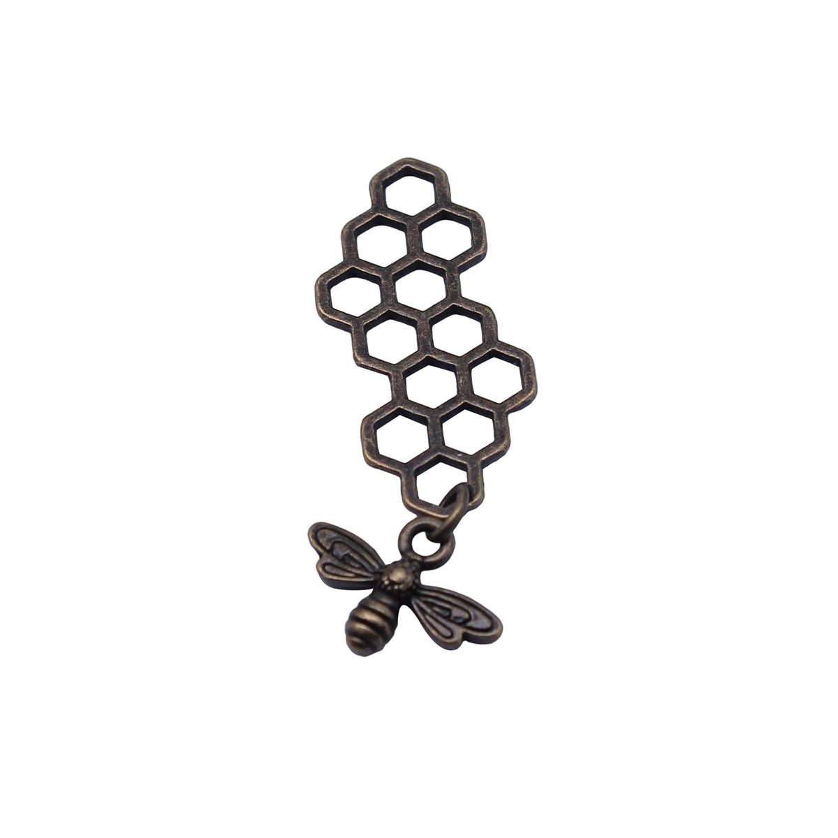 Queen Bee Charm Insect Pendant - Vintage Fashion Words ulasan dan harga