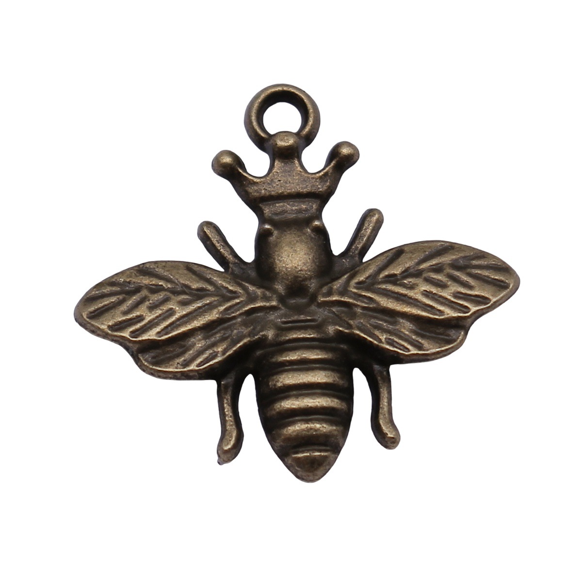 Queen Bee Charm Insect Pendant - Vintage Fashion Words ulasan dan harga