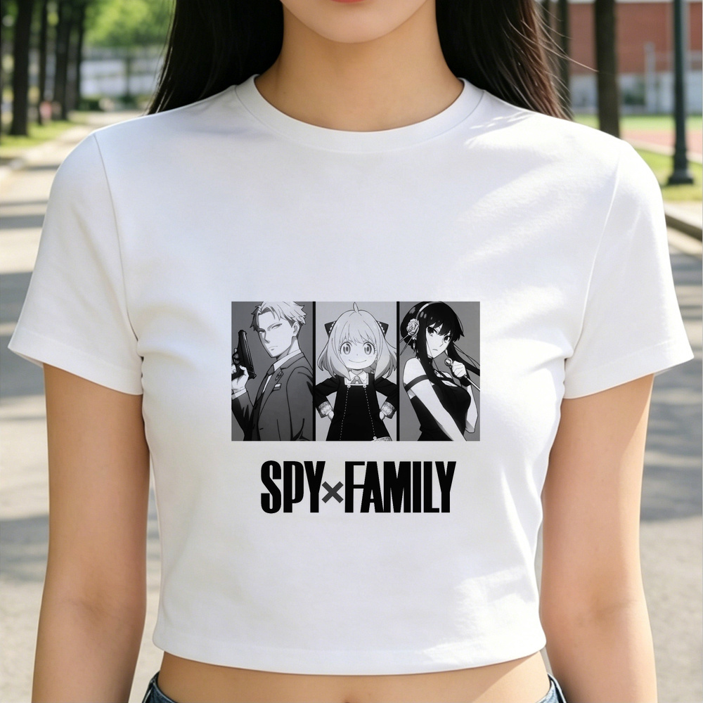 Spy x Family crop top ladies g - Vintage Fashion For Sale ulasan dan harga