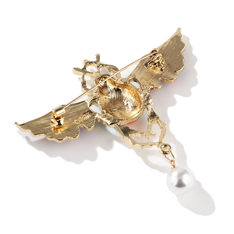 Winged Scarab Brooch Colorful  - Vintage Fashion Revival ulasan dan harga