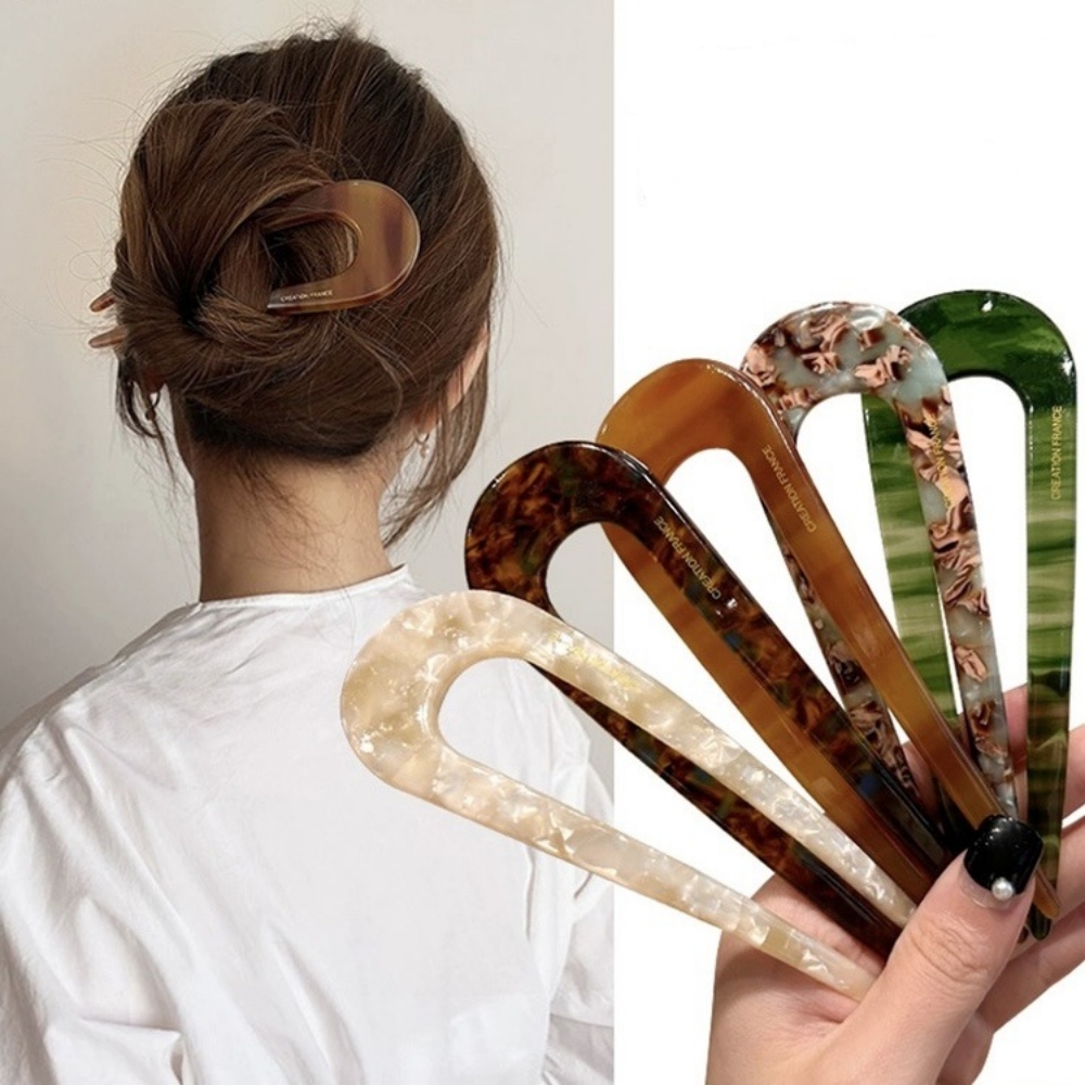 U Shape Hairpins Women French  - French Vintage Fashion ulasan dan harga