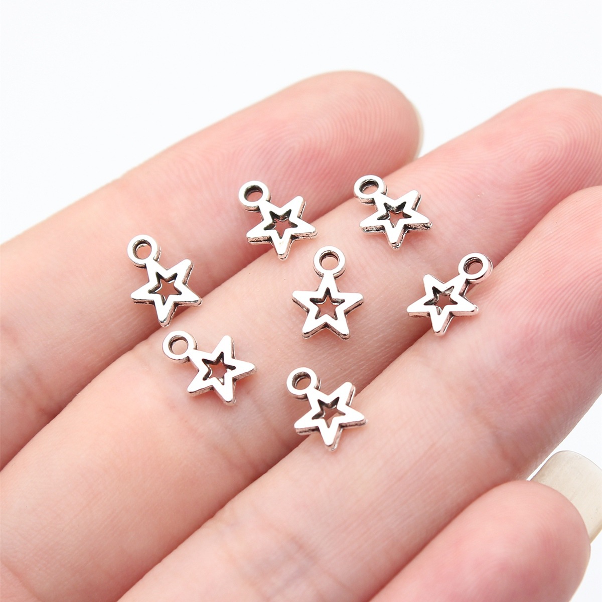 80pcs 8.5x6.2mm(0.33x0.24inch) - Vintage Fashion Words ulasan dan harga