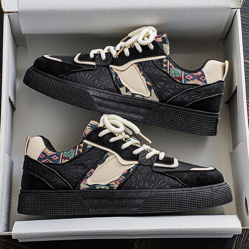 Men's Vintage Patchwork Platfo - Vintage Fashion Wear ulasan dan harga