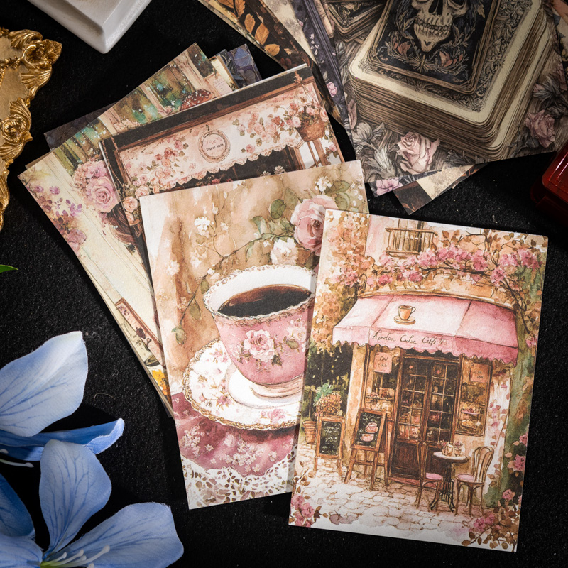 JIANQI 100Pcs Retro Handmade P - Vintage Fashion Magazines ulasan dan harga