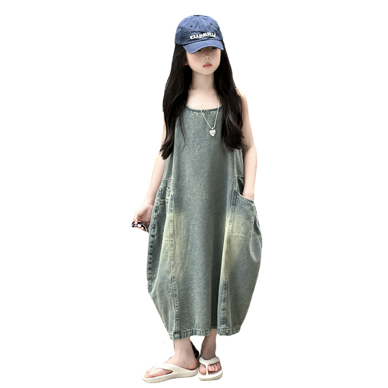 Vintage Blue Children Girls Hi - Vintage Fashion Outfit ulasan dan harga