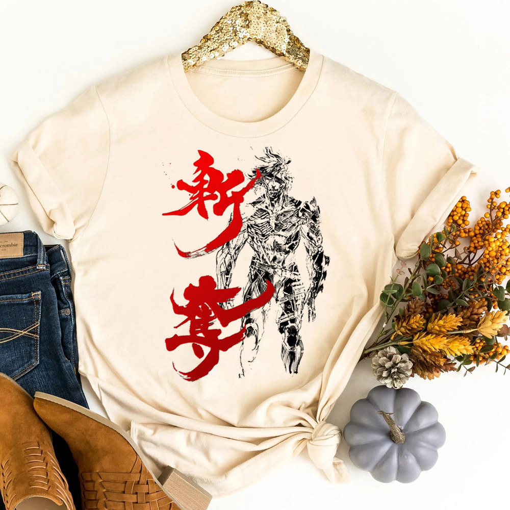Metal Gear Solid tshirt teen c - Retro Vintage Korean Fashion ulasan dan harga